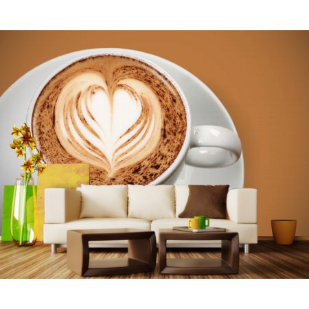 Фотообои Романтическое кофе в гостинной