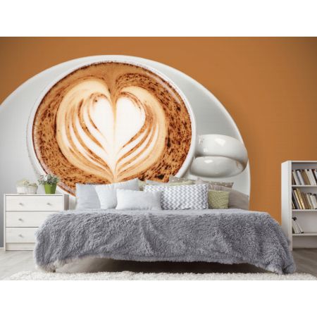 Фотообои Романтическое кофе в спальне