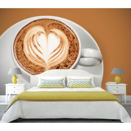 Фотообои Романтическое кофе в интерьере