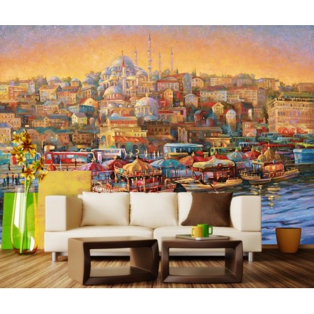 Фотообои Стамбул в гостинной