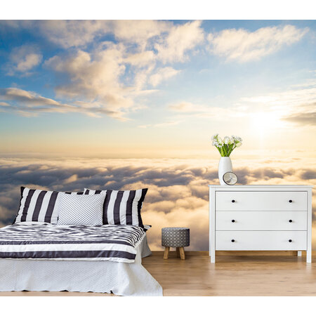 Фотообои Пушистые облака для спальни