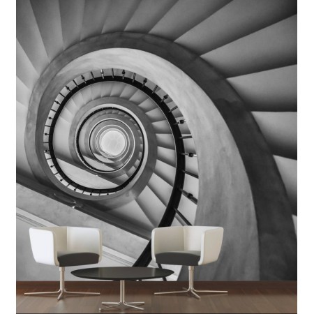 Фотообои Лестници спираль на кухне