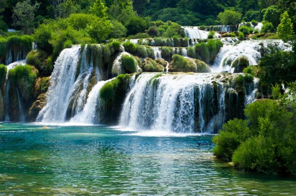 Фотообои Лесной водопад