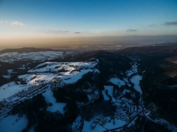 Фотообои Вид зимних гор